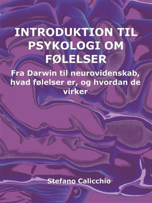 cover image of Introduktion til psykologi om følelser